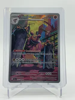 Conkeldurr - 127/086 - SV: Black Bolt (BLK) Pokemon Card Nm - Image 2
