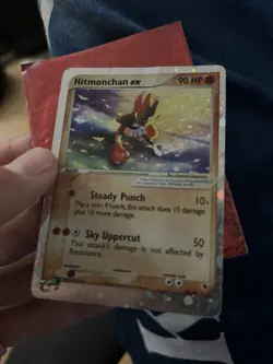 Pokemon TCG Hitmonchan EX Ruby and Sapphire Holo Ultra Rare Card 98/109 - Image 2