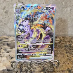 Pokemon Mewtwo VSTAR GG44/GG70 Crown Zenith Galarian Gallery Full Art Holo 280 … - Image 1