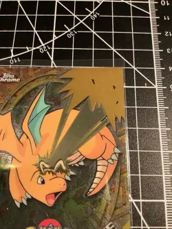 2000 Pokemon Topps Chrome TV DRAGONITE #149 Base BC - Image 4