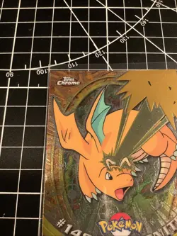 2000 Pokemon Topps Chrome TV DRAGONITE #149 Base BC - Image 5