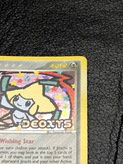 B6 Jirachi Reverse Holo Rare Stamped Pokemon EX Deoxys 9/107 - Image 3