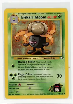 Pokemon Gym Heroes #045/132 Erika's Gloom (45) - Image 1