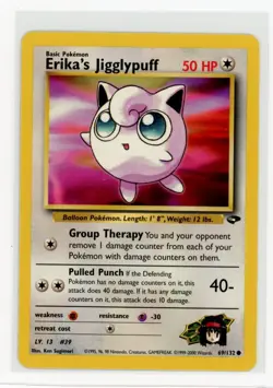 Pokemon Gym Challenge #069/132 Erika's Jigglypuff - Image 1