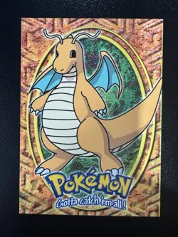 1999 Topps Pokemon Animation Series 1 E12 of 12 #149 Dragonite Black Logo - Image 1