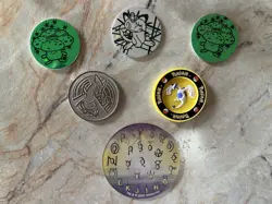 Lot of 15 Rare Vintage Pokemon Coins + Figures 1998-2001 WOTC Pokemon TCG - Image 5