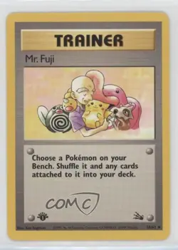 Mr Fuji 1st Ed. Pokemon Fossil #58 1999 - Image 1