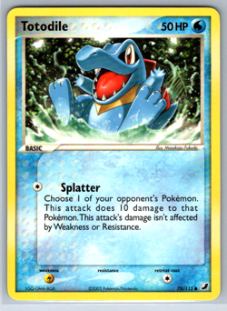 Pokemon Totodile EX Unseen Forces 78/115 - Image 3