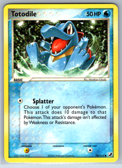 Pokemon Totodile EX Unseen Forces 78/115 - Image 5