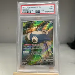 Pokemon Center Snorlax SVP051 Black Star Promo 151 Stamped PSA 9 ✨ - Image 3