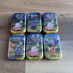 Pokemon Mega Evolution Ascended Heroes Mini Tins x6 + Mega Charizard X EX Tin - Image 3