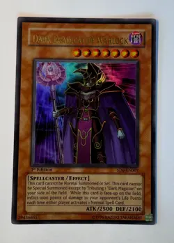 Yu-Gi-Oh! Dark Eradicator Warlock SD6-EN001 1st Edition Ultra Rare Structure - Image 1