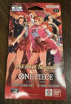 ONE PIECE Heroines Edition EB-03 Sleeved Booster Pack Bandai - NEW SEALED - Image 1