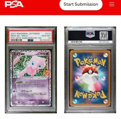 2021 POKEMON JAPANESE PROMO CARD PACK 25TH ANNIVERSARY EDITION #014 MEW EX Holo - Image 2