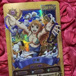 Nami ONE PIECE ASCE Waifu Anime Holo Girl ACG Card - Image 2