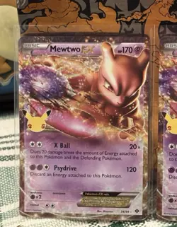 Mewtwo EX 54/99 Celebrations: Classic Collection NM Pokemon Card TCG 3x - Image 3