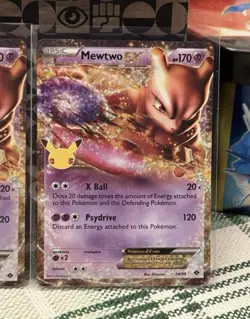 Mewtwo EX 54/99 Celebrations: Classic Collection NM Pokemon Card TCG 3x - Image 5