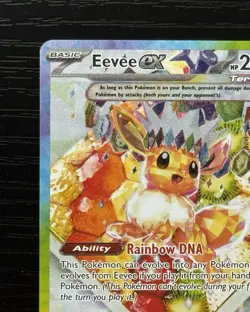Pokemon TCG Eevee EX 174 Prismatic Evolutions Black Star Promo Card - Image 3