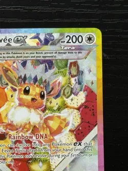 Pokemon TCG Eevee EX 174 Prismatic Evolutions Black Star Promo Card - Image 4