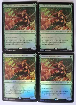 Glistener Elf Phyrexian text foil. Pauper Power card MTG Secret Lair Magic - Image 2
