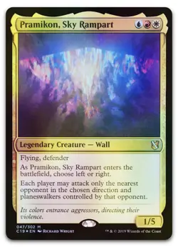 Pramikon, Sky Rampart #47 (Foil) (NM) Commander 2019 C19 Magic MTG - Image 1