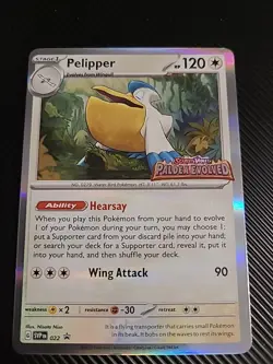 Pelipper - SVP022 - Pokemon Scarlet & Violet Promo Ultra Rare Holo Card NM - Image 1