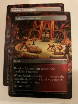 2x MTG Rakdos Carnarium Double Masters 2022 410 Borderless 1-Foil Uncommon NM - Image 1