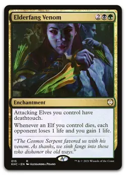 Elderfang Venom #15 (NM) Kaldheim KHC Magic MTG - Image 1