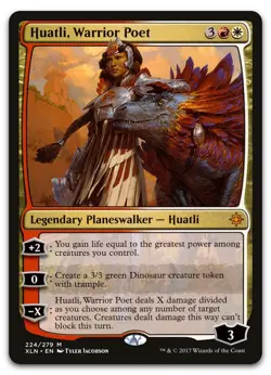 Huatli, Warrior Poet #224 (NM) Ixalan XLN Magic MTG - Image 1