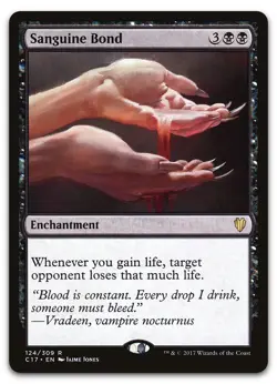 Sanguine Bond #124 (NM) Commander 2017 C17 Magic MTG - Image 1
