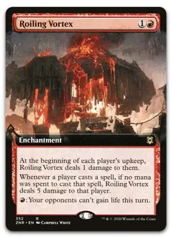 Roiling Vortex (Extended Art) #352 (NM) Zendikar Rising ZNR Magic MTG - Image 1