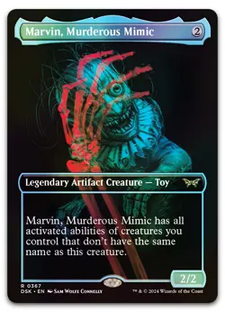 Marvin, Murderous Mimic (Showcase) #367 (Foil) (NM) Duskmourn DSK Magic MTG - Image 1