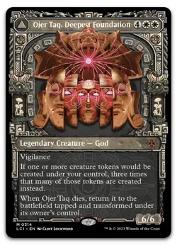 Ojer Taq, Deepest Foundation (Showcase) #314 NM Lost Caverns of Ixalan Magic MTG - Image 1
