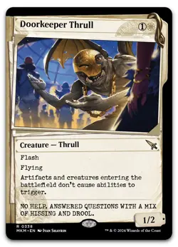 Doorkeeper Thrull (Showcase) #338 (NM) Murders Karlov Manor MKM Magic MTG - Image 1