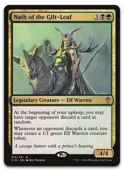 Nath of the Gilt-Leaf #213 (NM) Commander 2016 C16 Magic MTG - Image 1