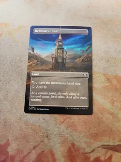 Reliquary Tower Borderless Commander Masters MTG NM - Image 1