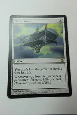 MTG Lich's Tomb x1- -Darksteel-Lightly Played - Image 1