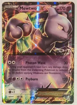 Mewtwo EX XY183 NM Black Star Holo Pokemon XY Promos - Image 1