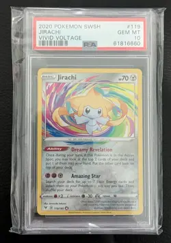Pokemon - Scarlet & Violet - Sword and Shield - Jirachi #119 - PSA 10 - Image 1