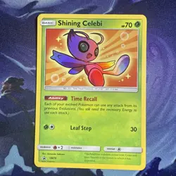 Shining Celebi SM79 Black Star Promo Pokemon Trading Card Game - Image 1