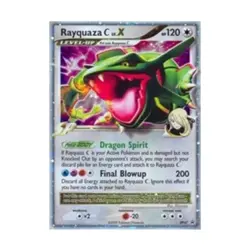 Pokemon Diamond and Pearl Promos Rayquaza C Lv.X (HR) #DP47 (Holo) Fair- - Image 1