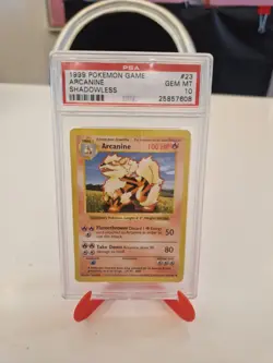 Pokemon Shadowless Base Set Arcanine #23 PSA 10 Gem Mint - Image 1