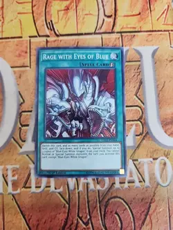 Rage with Eyes of Blue LED3-EN004 Super Rare 1st Ed NM Yugioh - Image 1