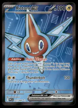 Pokemon Cards Rotom ex 111/094 Phantasmal Flames Ultra Rare NM - Image 1