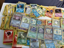 Pokemon Bulk Wotc 13 Holos & 400+ Card Vintage Base, Fossil, Jungle, Neo LP-DMG - Image 3