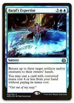 Baral's Expertise #29 (Foil) (NM) Prerelease Cards PRE Magic MTG - Image 1