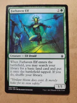 Farhaven Elf Commander Anthology CMA 109 Green Common MAGIC MTG LP BULK DEALZ - Image 1