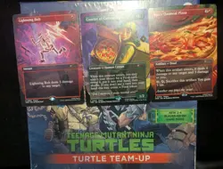 Turtle Team-Up Box Teenage Mutant Ninja Turtles TMT MTG + 3 Promo Cards - Image 1