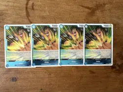 4x OP08-047 Jozu R Playset - One Piece Card Game - Two Legends English M/NM - Image 1