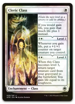 Cleric Class #6 (Foil) (NM) Forgotten Realms AFR Magic MTG - Image 1